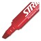 Stride StrideMark Permanent Marker, Fine Bullet Tip, Red, 12/Pack